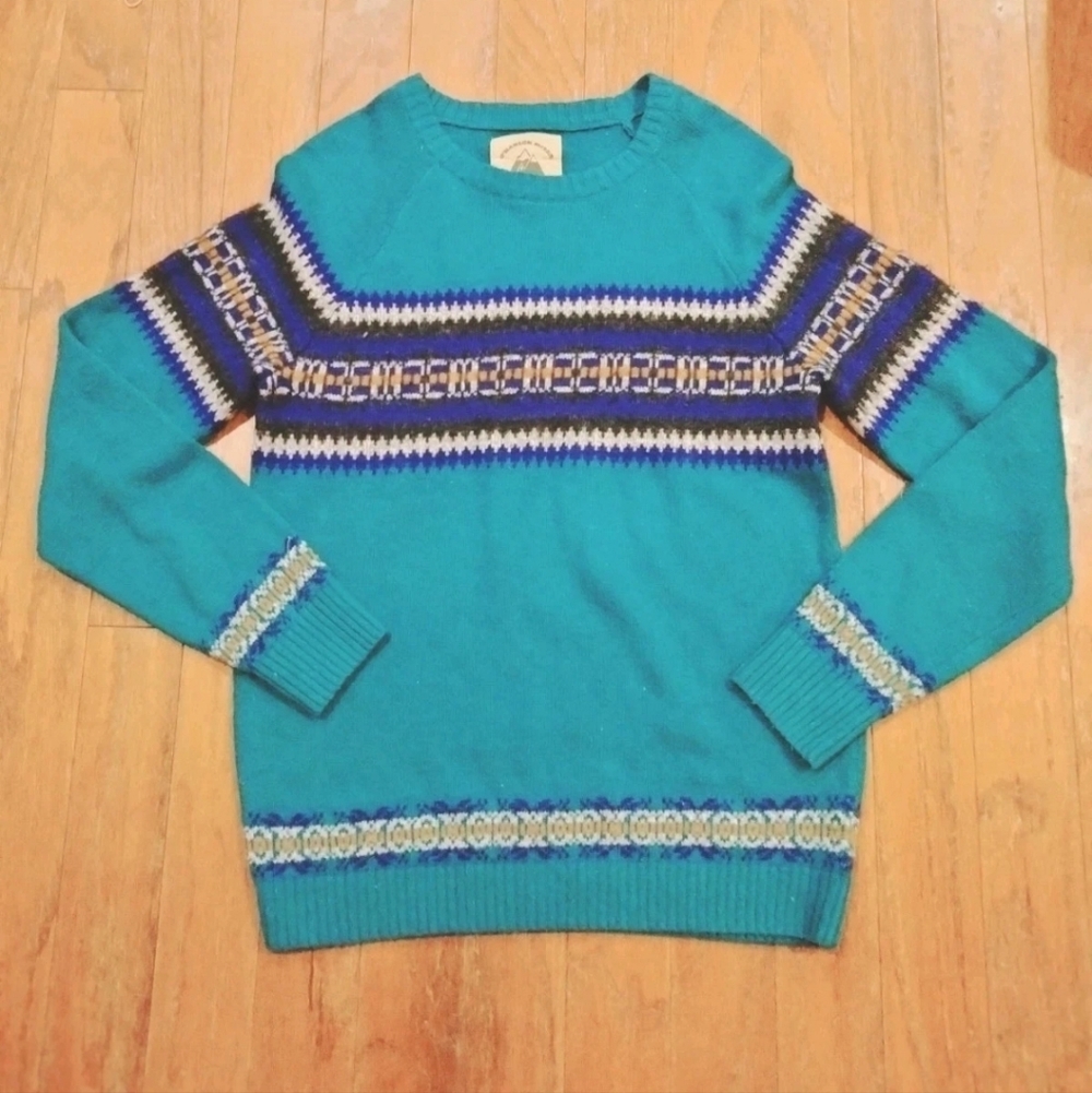Vintage Urban Outfitters Ohanlan Mills Fair Isle Sweater